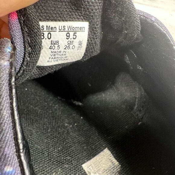 Vans Era 59 Cosmic Black Red Galaxy Space Skate Shoes M8/W9.5 Lace Up - Picture 8 of 8